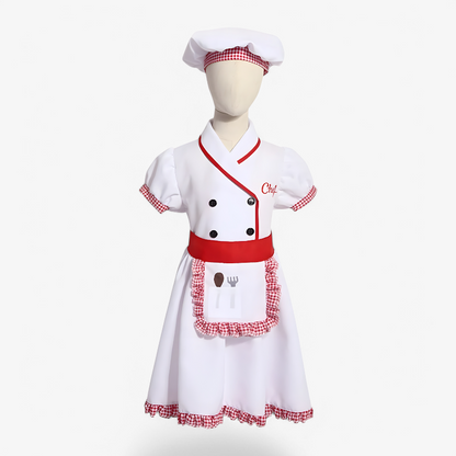 Chef Costume for Children – Includes Hat & Apron