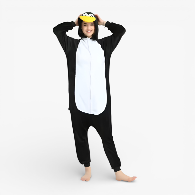 Cute Penguin Onesie for Kids – Cozy and Comfortable with Hood