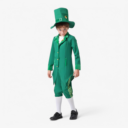Irish Gnome Costume for Kids – Includes Hat, Bow Tie, and Jacket