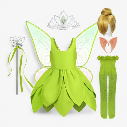 Enchanting Fairy Costume for Children – Complete with Wings and Magical Look