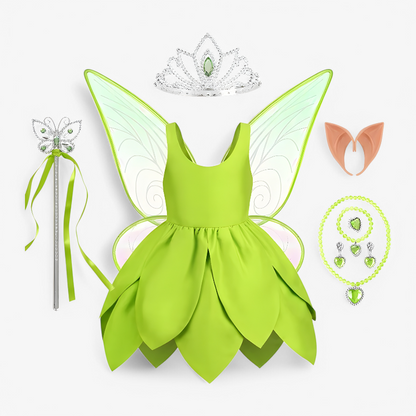 Enchanting Fairy Costume for Children – Complete with Wings and Magical Look