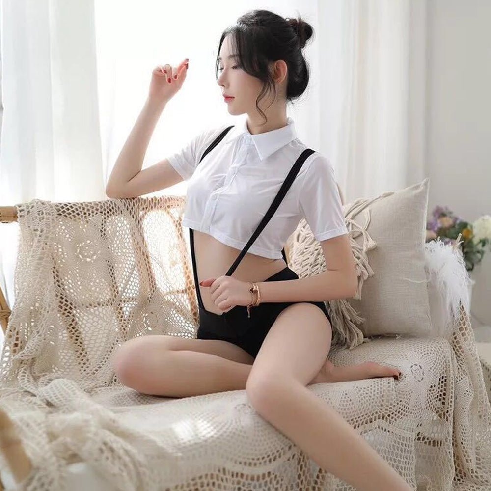 Naughty Suspenders Shorts with Shirt