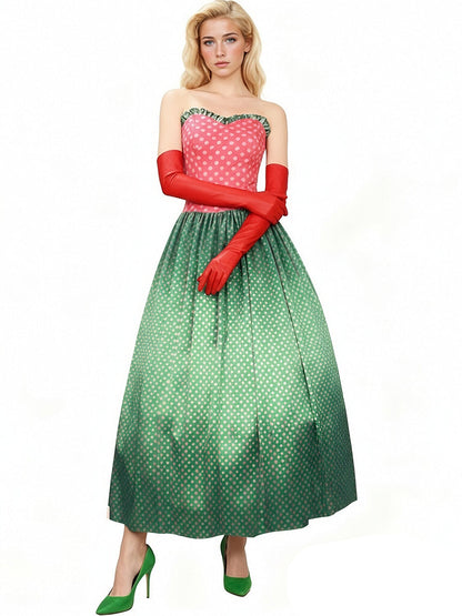 Martha May Whovier Costume Plus Size Adult May Christmas Cosplay Outfit with Gloves