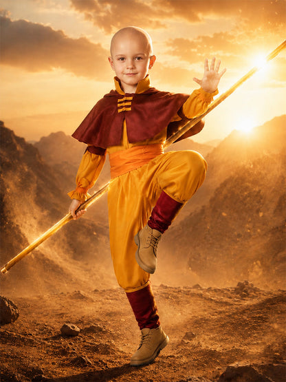 Animated Monk Character Costume