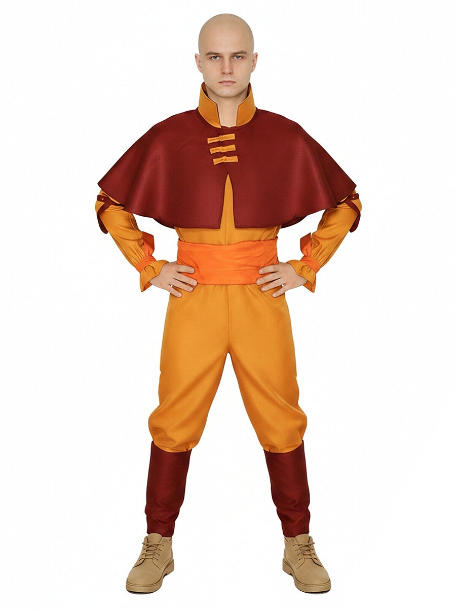 Aang for Kids and Adults Avatar Aang The Last Airbender Cosplay Outfit 
