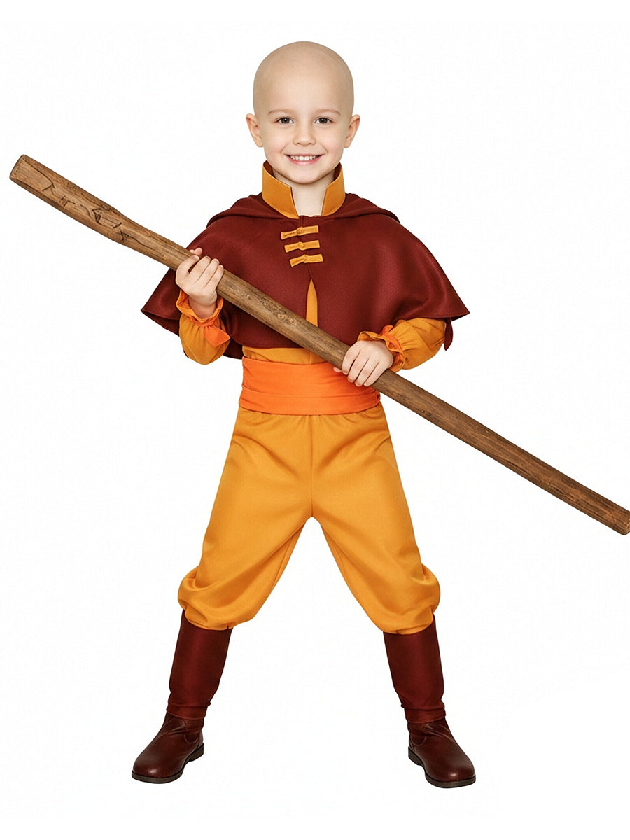 Aang for Kids and Adults Avatar Aang The Last Airbender Cosplay Outfit 