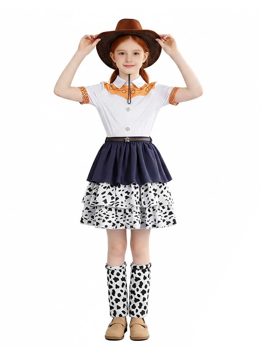 Toy Story 5 Jessie Costume Animated Cowgirl Cosplay Character Full Set Outfit 