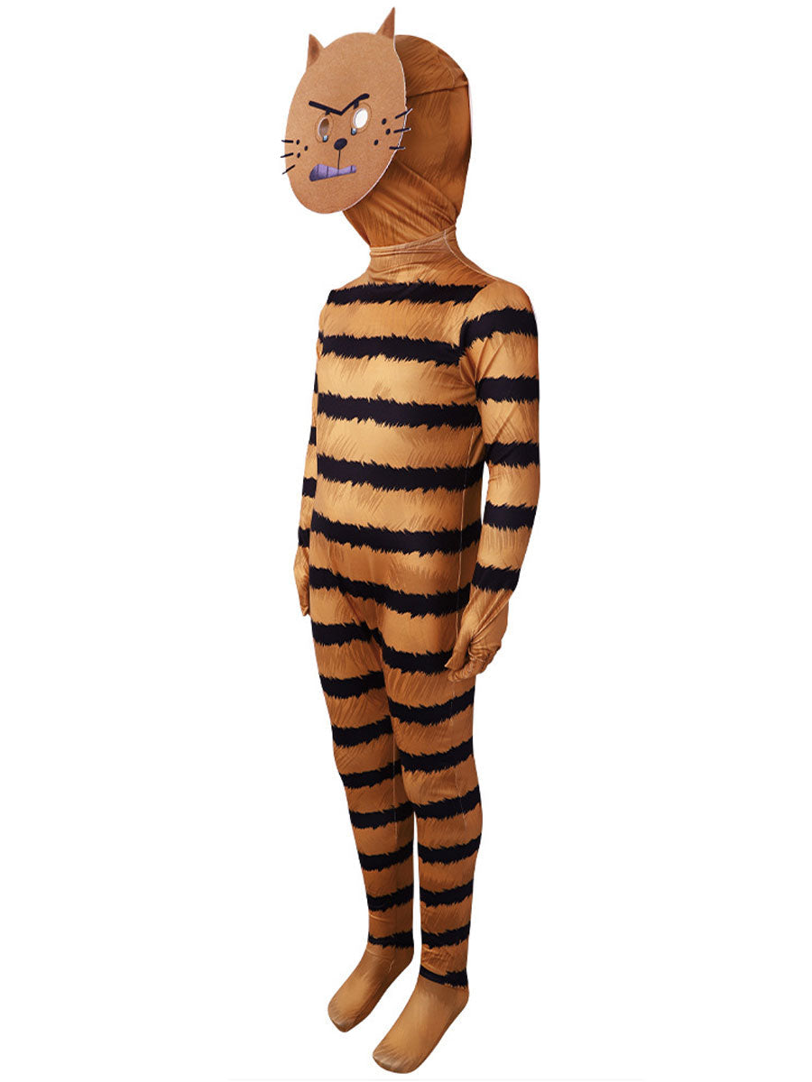 Anime Villainous Orange Cat Costume