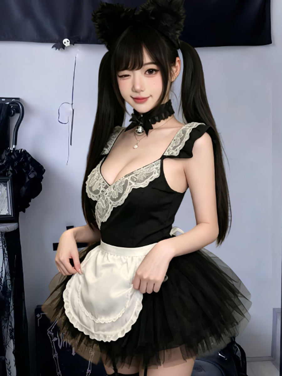 Anime Cat Maid Roleplay Costume
