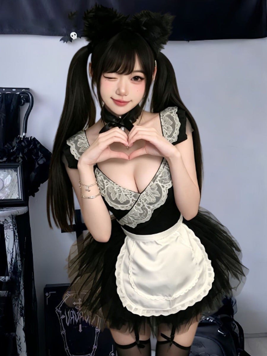 Anime Cat Maid Roleplay Costume