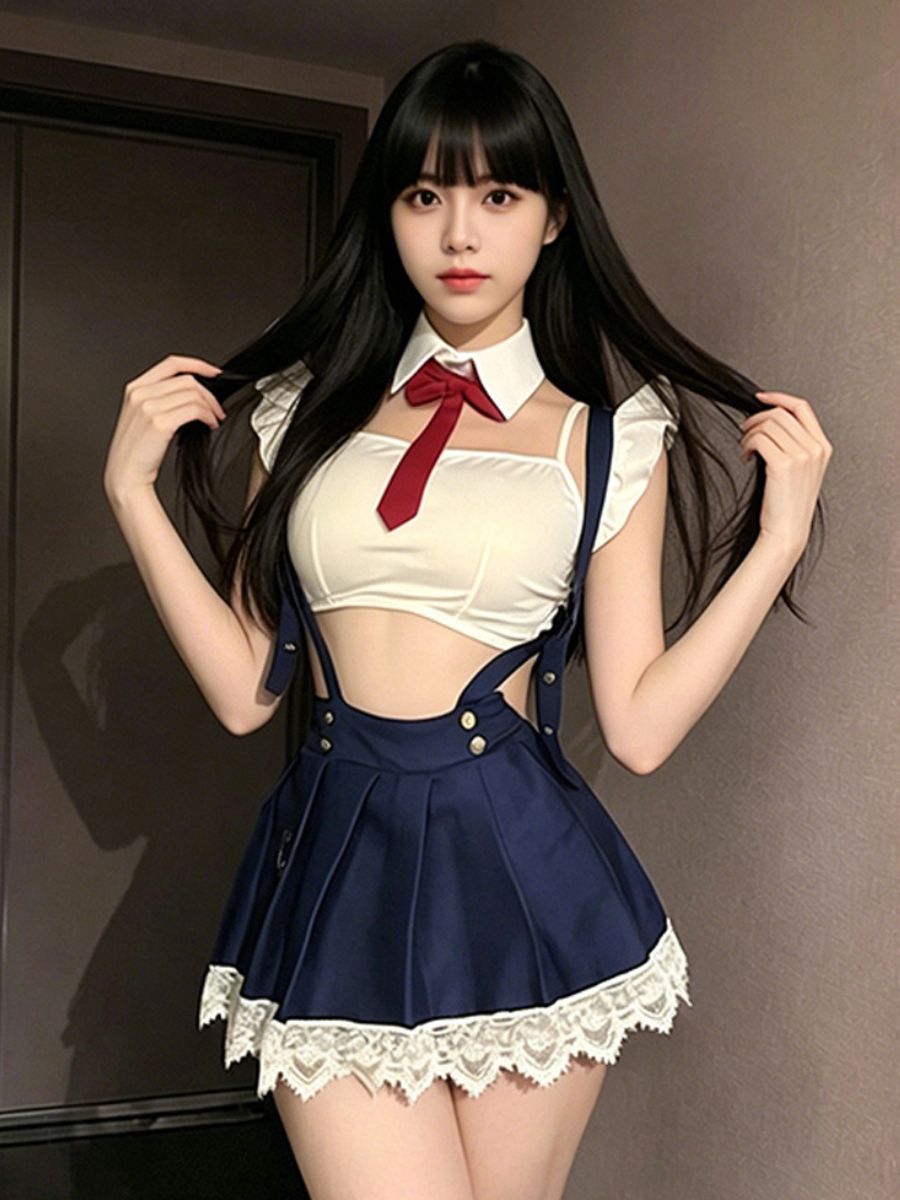 Anime-Inspired School Girl Costume