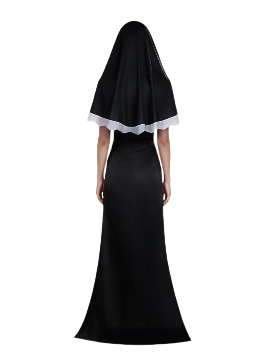 Anime Nun Cutout Maxi Dress