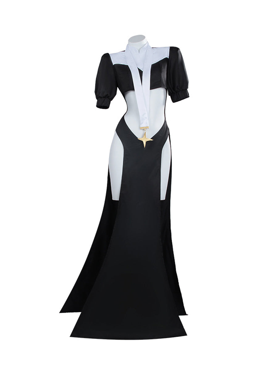 Anime Nun Cutout Maxi Dress