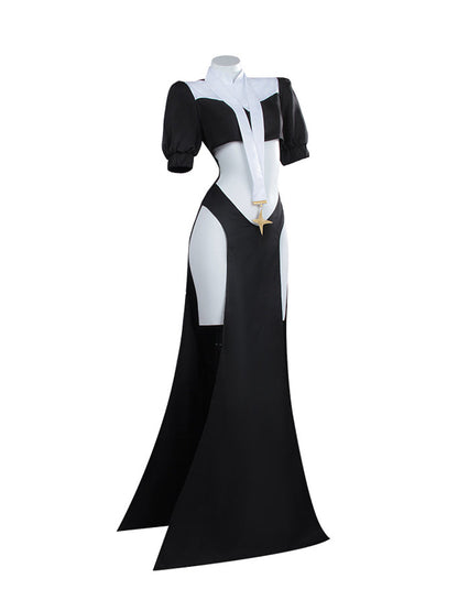 Anime Nun Cutout Maxi Dress