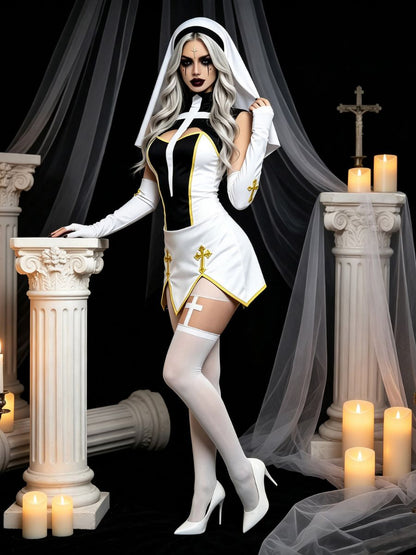 Anime Nun Sister Cosplay Dress