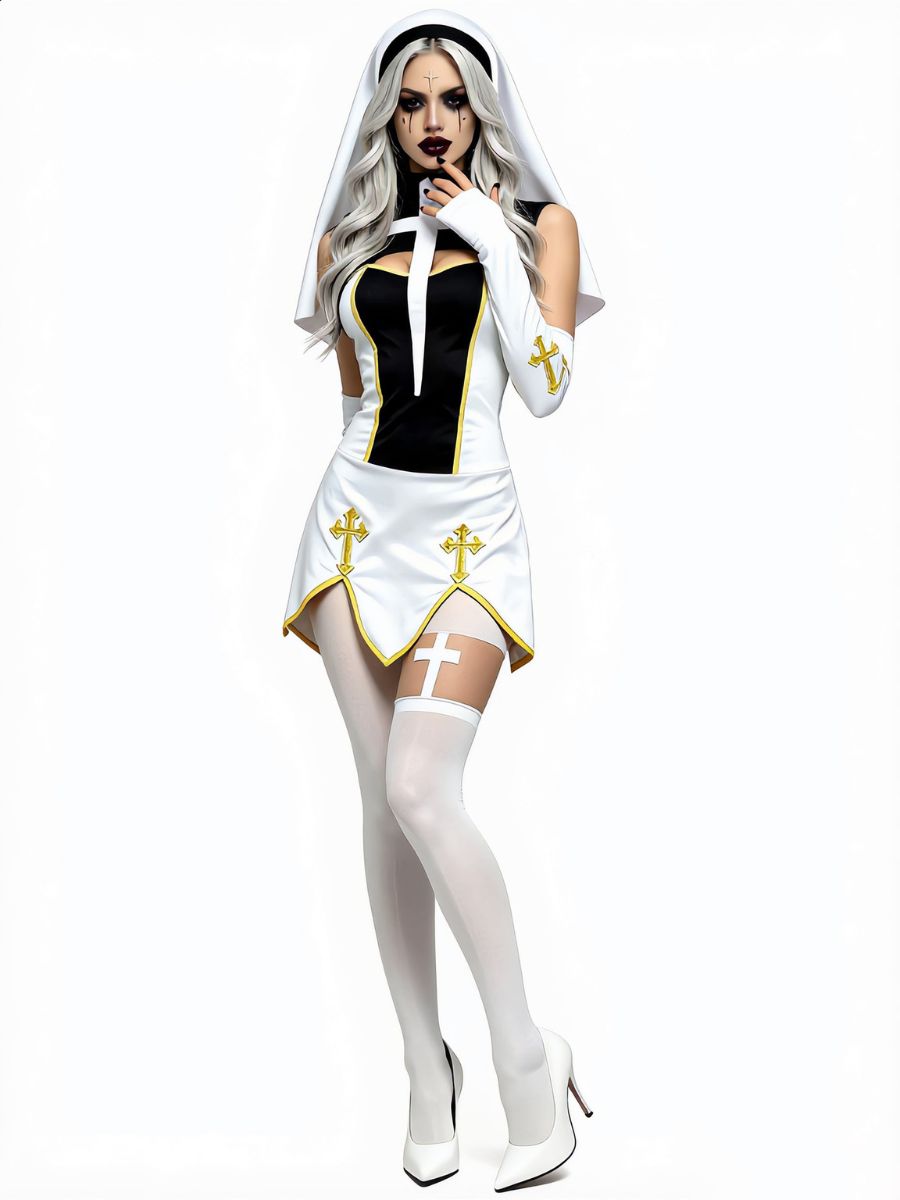 Anime Nun Sister Cosplay Dress