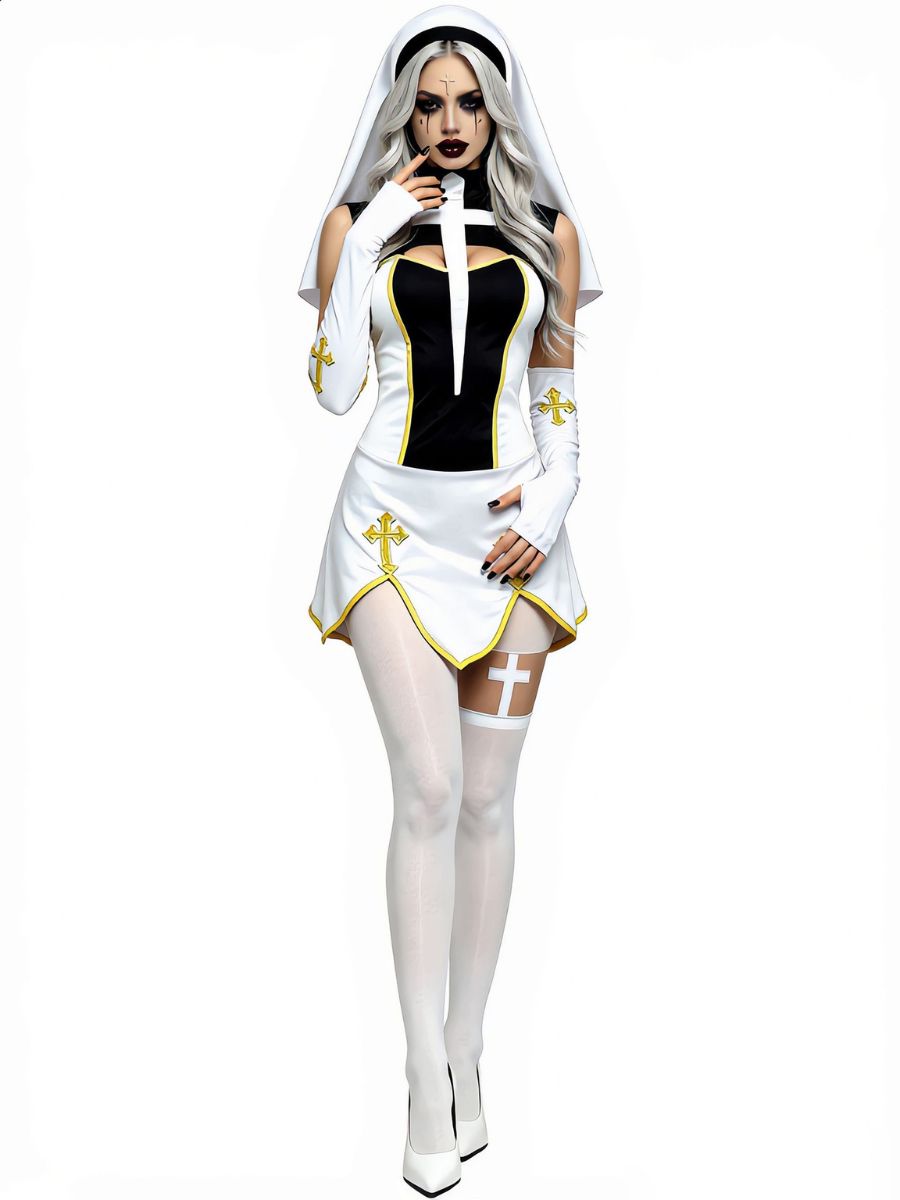 Anime Nun Sister Cosplay Dress