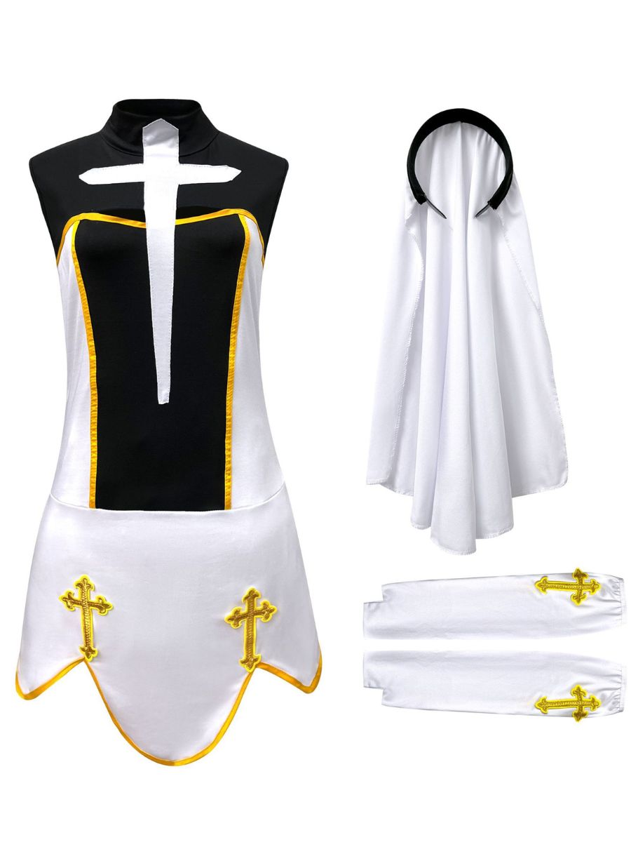 Anime Nun Sister Cosplay Dress
