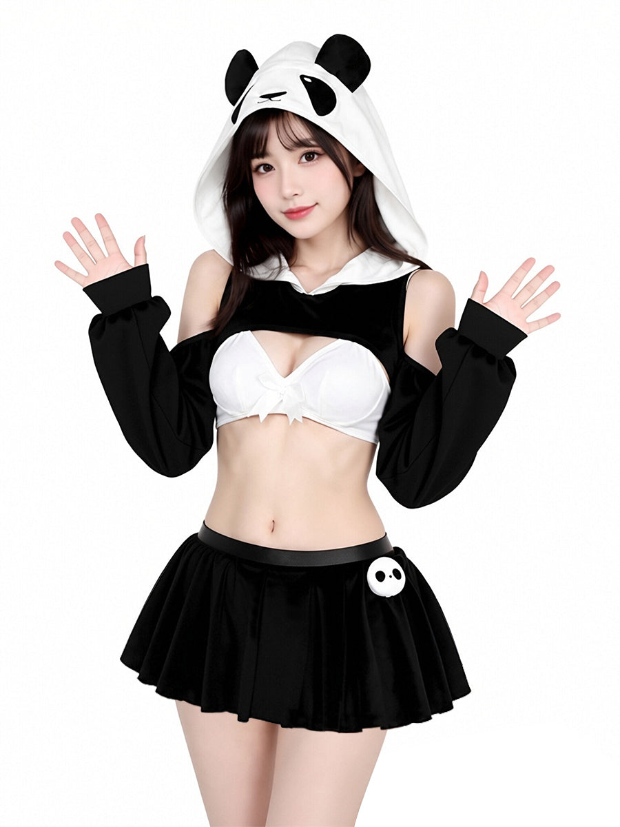 Anime Panda Bear Cosplay Costume