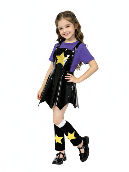 Anime Star Suspender Cosplay Outfit