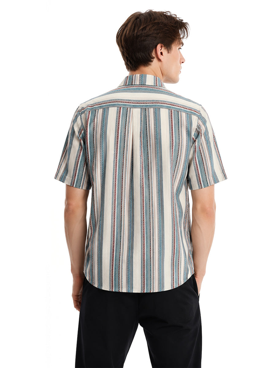 Bearded Monster Vertical Striped Shirt