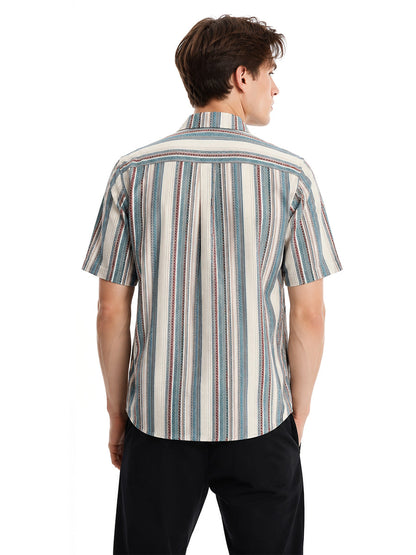 Bearded Monster Vertical Striped Shirt