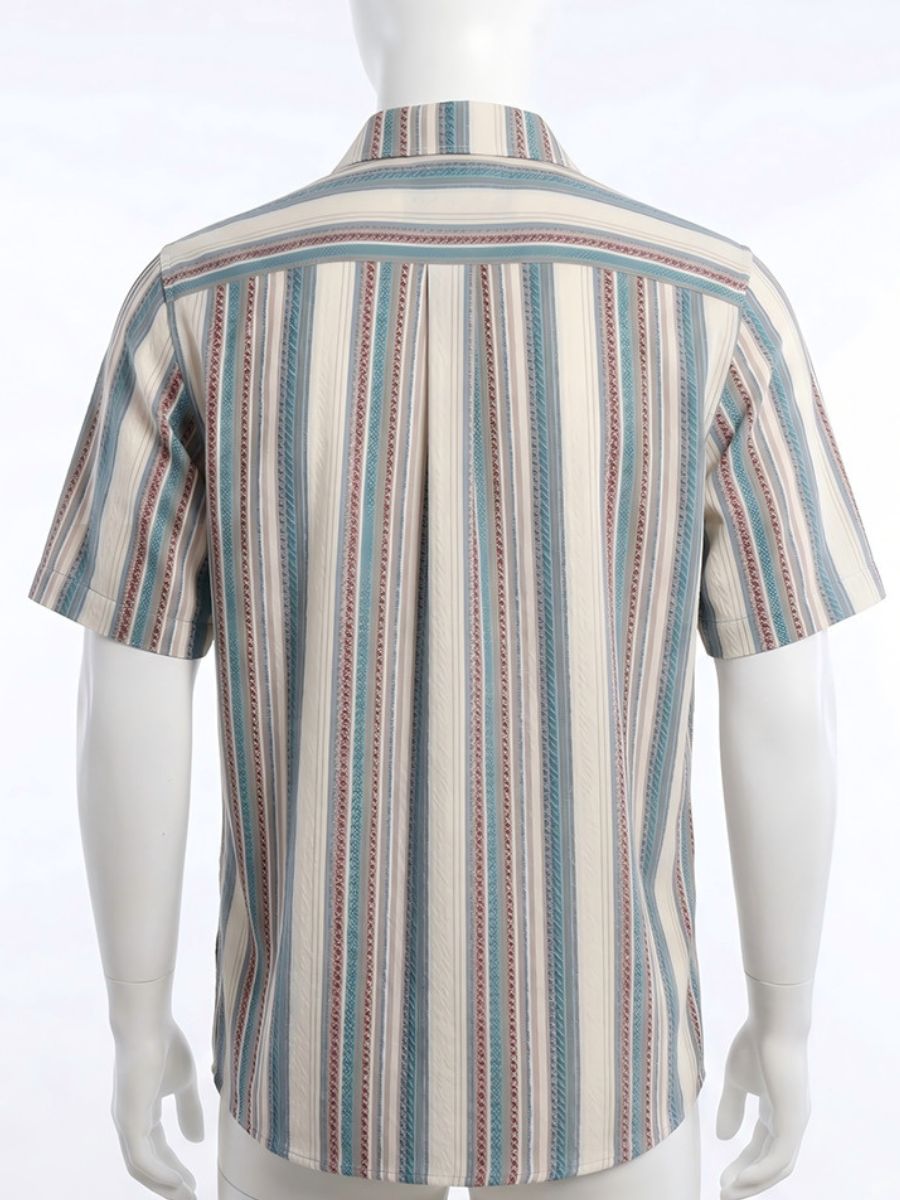 Bearded Monster Vertical Striped Shirt