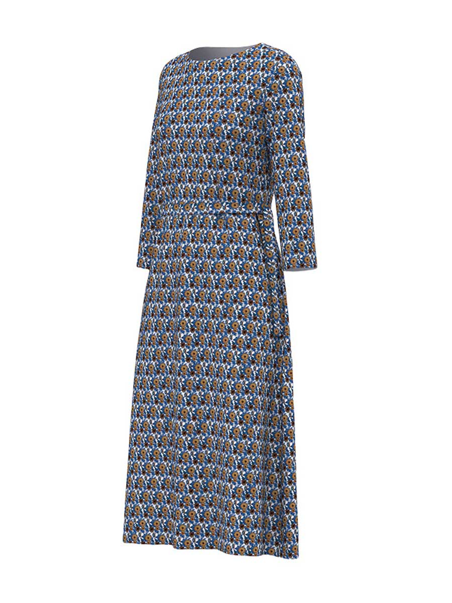 Ditsy Floral Long Sleeved Dress