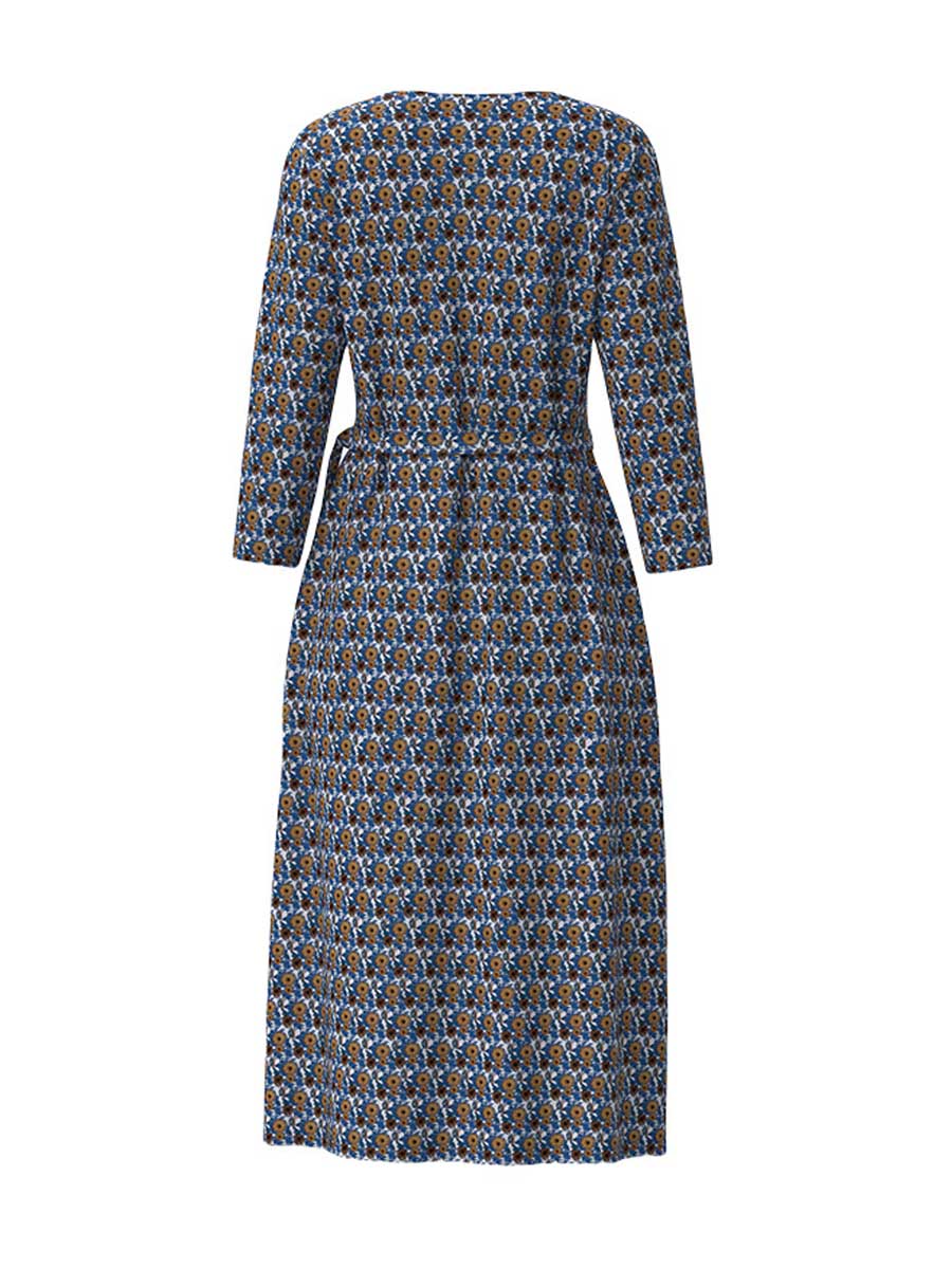 Ditsy Floral Long Sleeved Dress