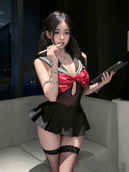 Black Japanese Schoolgirl Costume