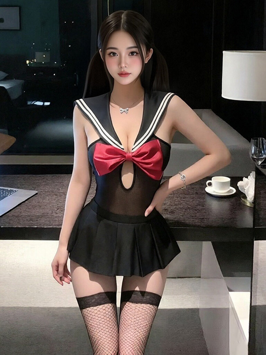 Black Japanese Schoolgirl Costume