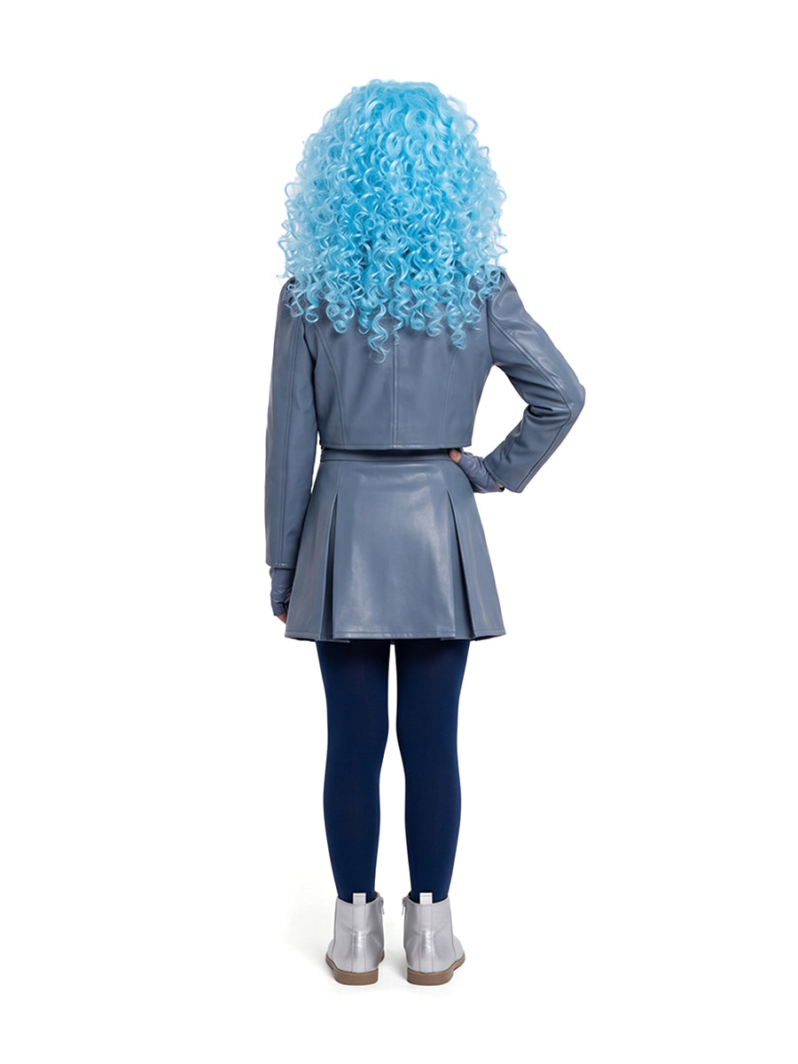 Blue Princess Faux Leather Costume