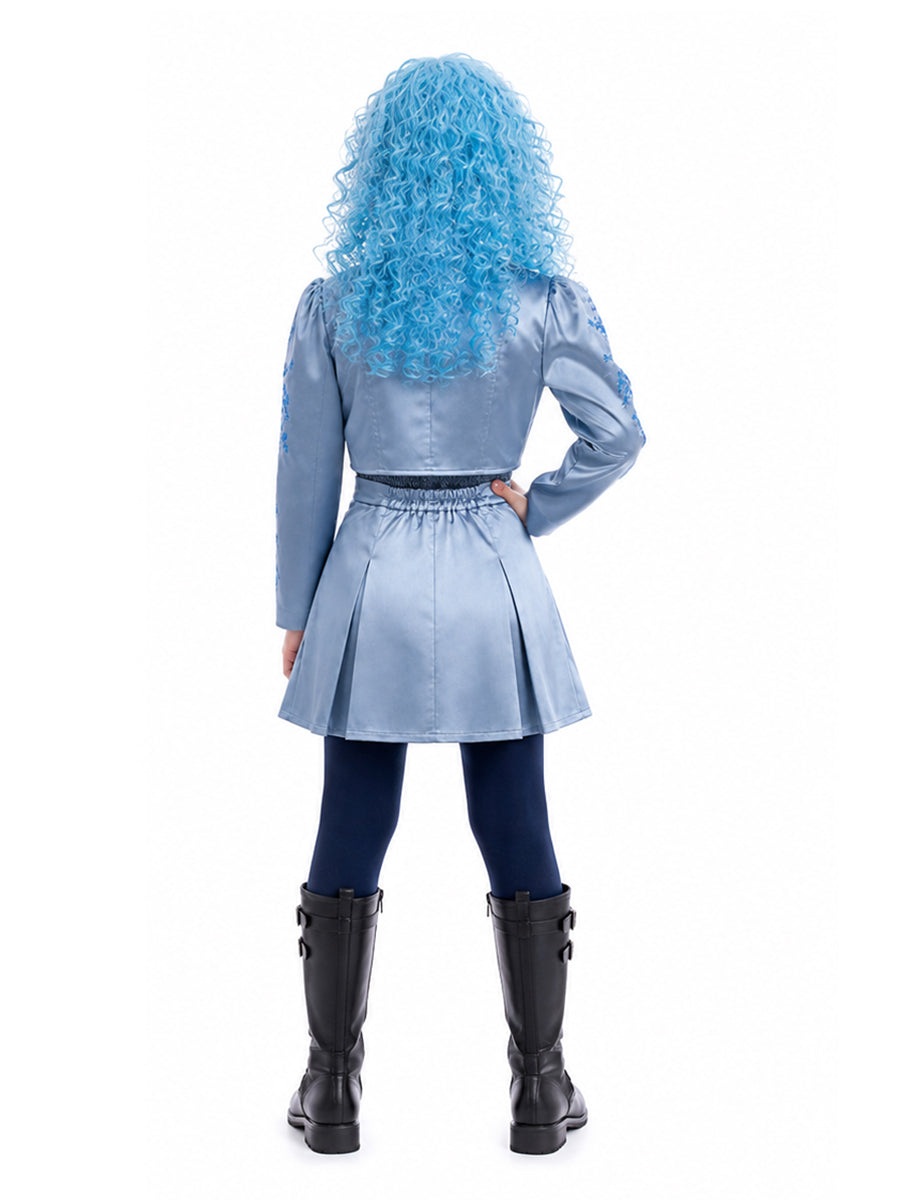 Blue Princess Satin Cosplay Costume