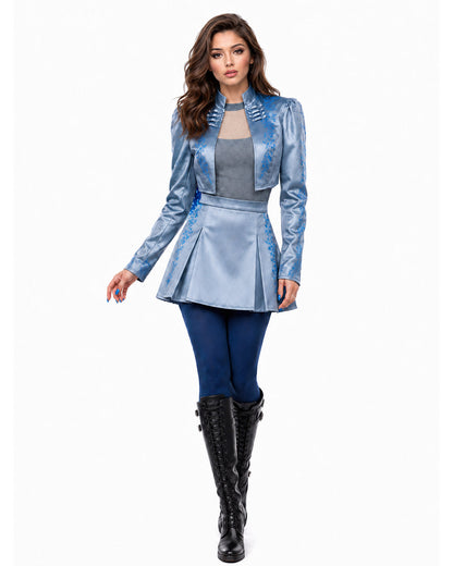 Descendants 5 Chloe Costume Descendants Wicked Wonderland Princess Blue Cosplay Outfit