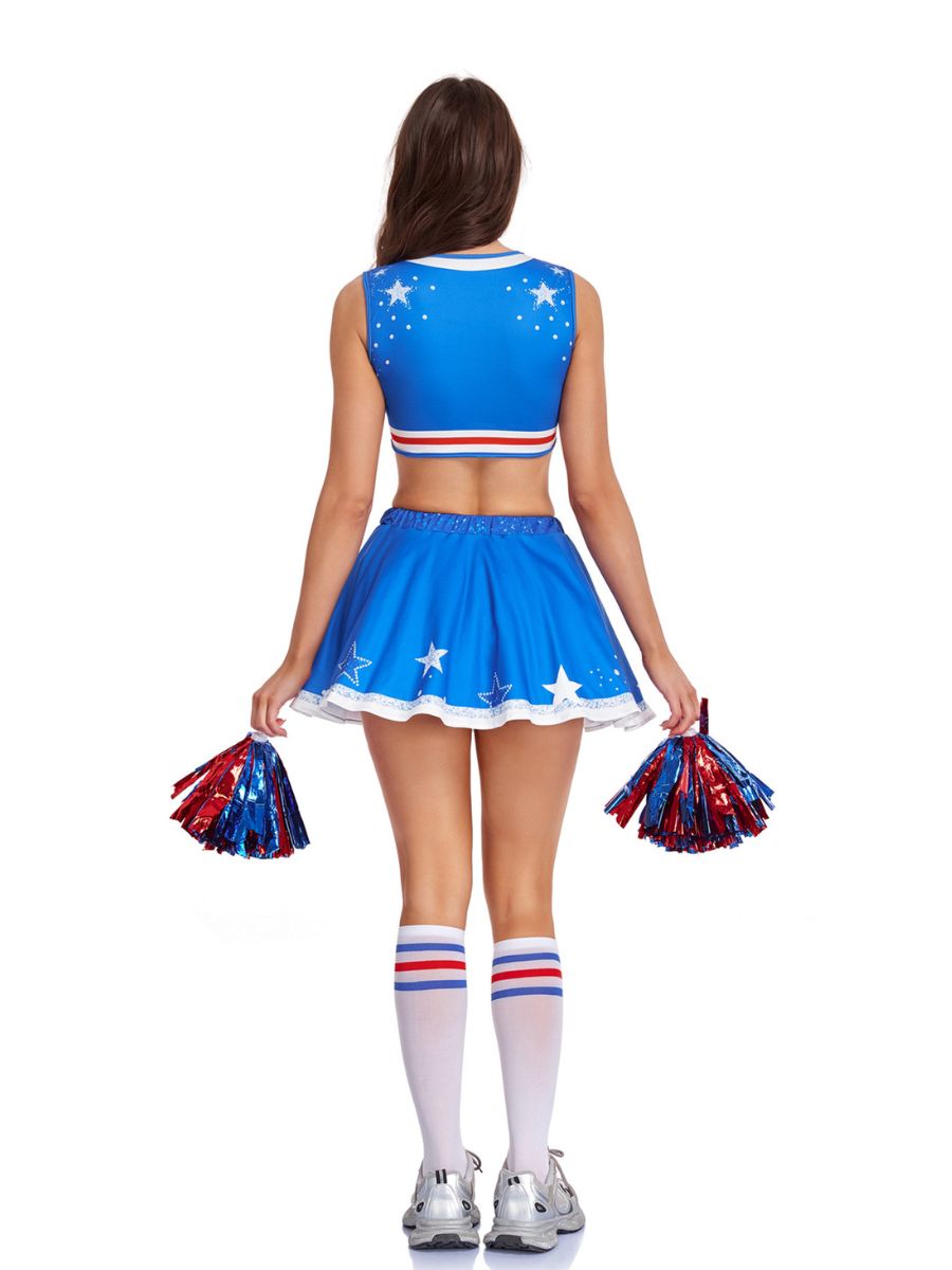 Stars Blue Cheerleading Uniform