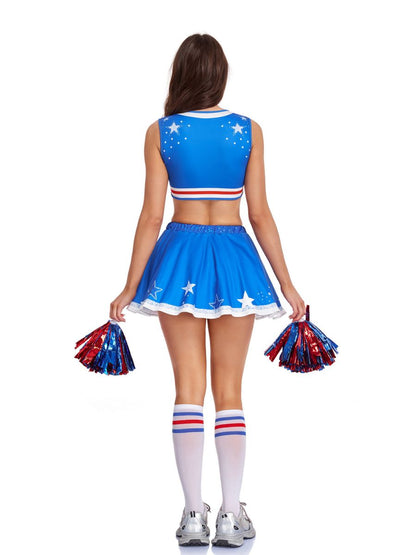 Stars Blue Cheerleading Uniform