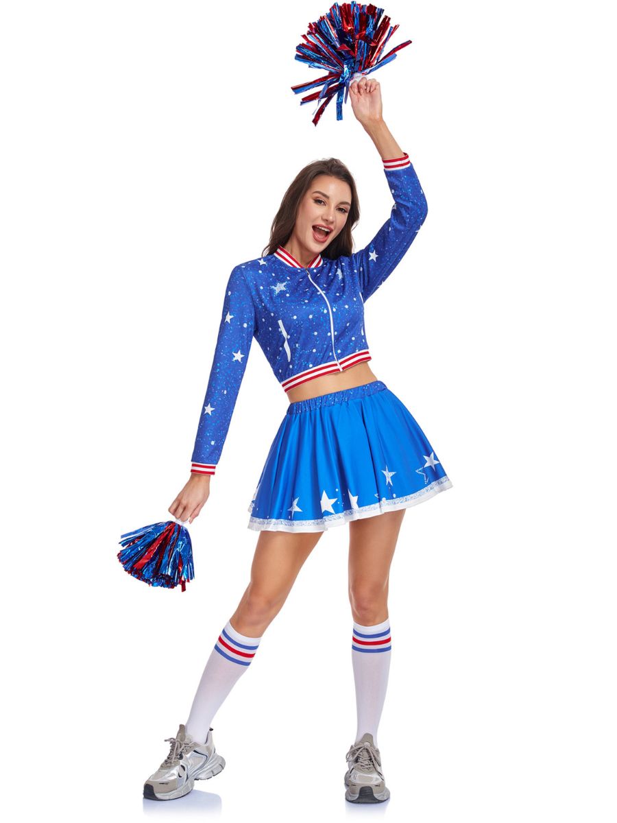 Stars Blue Cheerleading Uniform