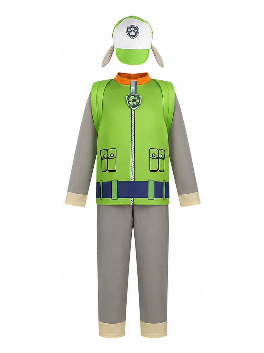 Boys Green Pup Costume