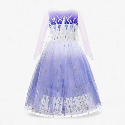 Princess Costume for Children – Complete with Tiara, Gloves, and Jewelry