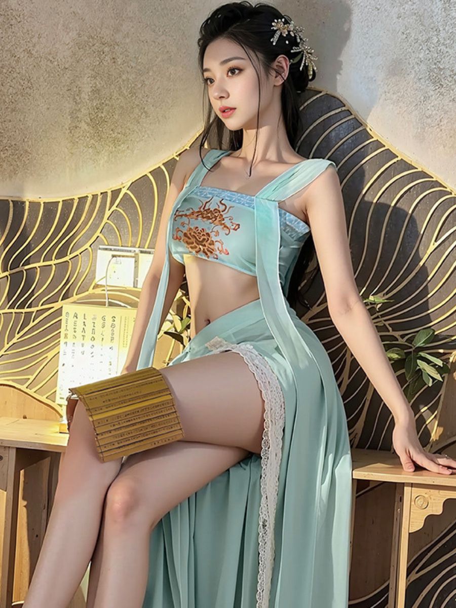 Classical Chinese Style Daring Skirt Set
