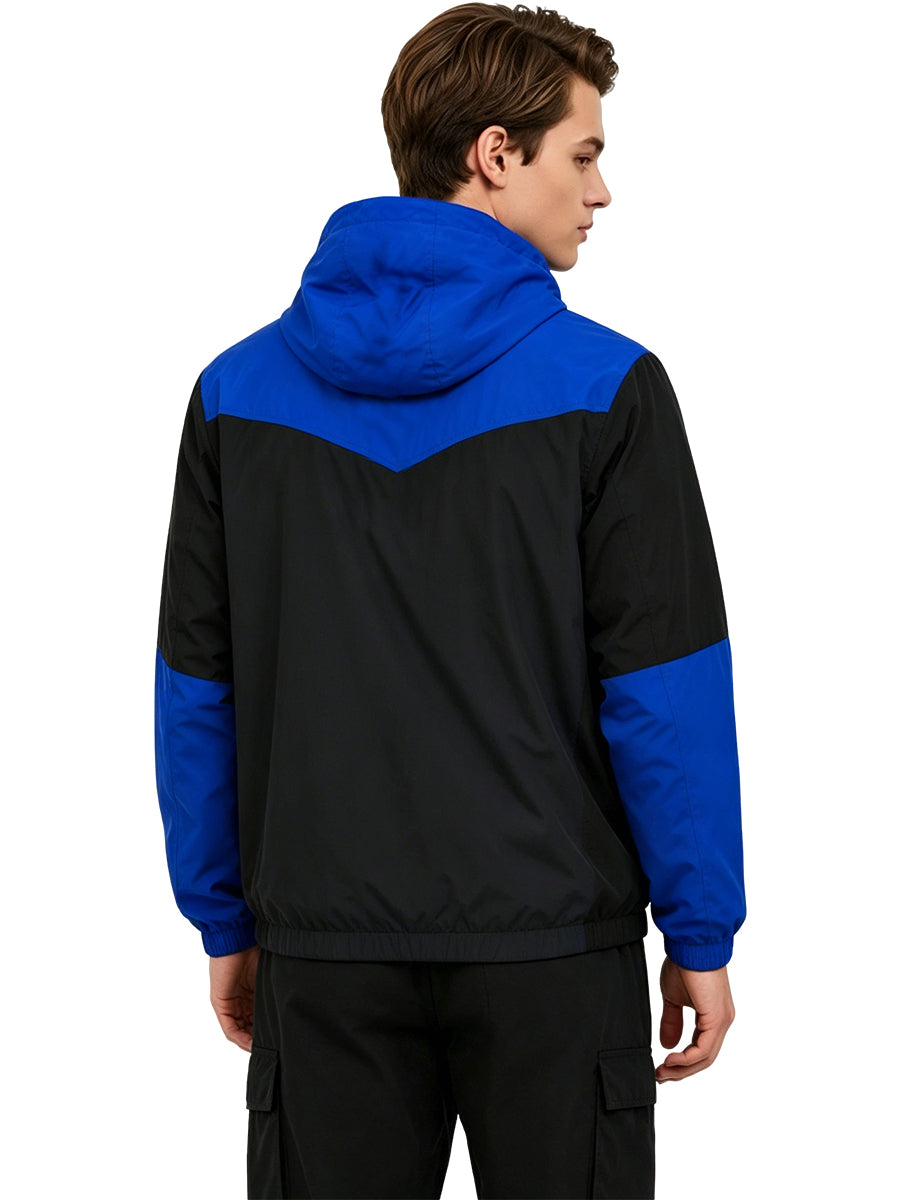 Comic Hero Hooded Colorblock Jacket