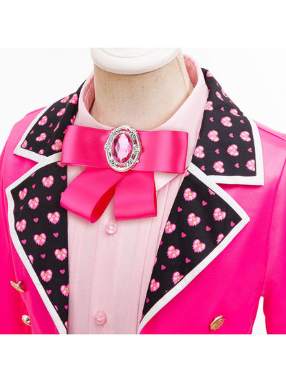Girls Royal Pink Cosplay Outfit