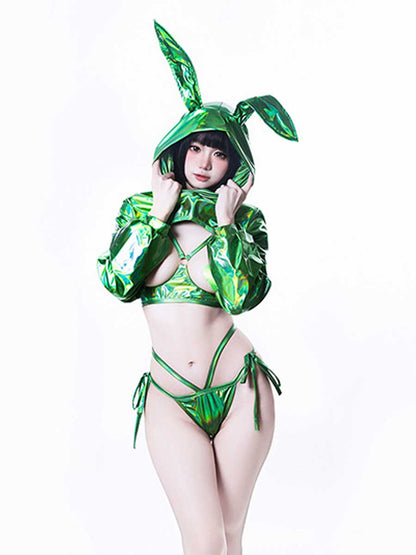 Cyber Bunny Reflective Costume