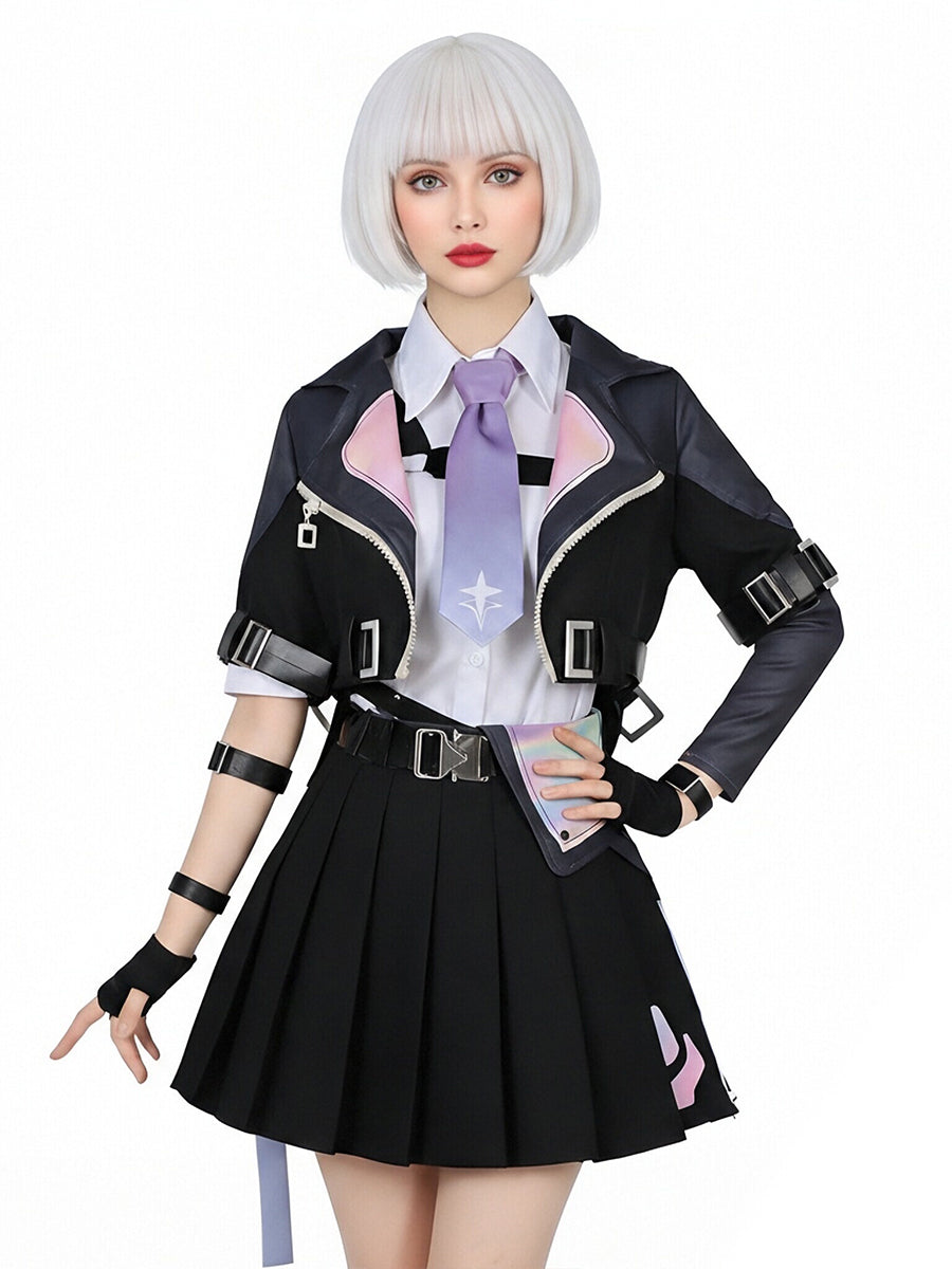 Neverness To Everness Zero Costume Anime Esper Zero Cyberpunk Techwear Cosplay Outfit 