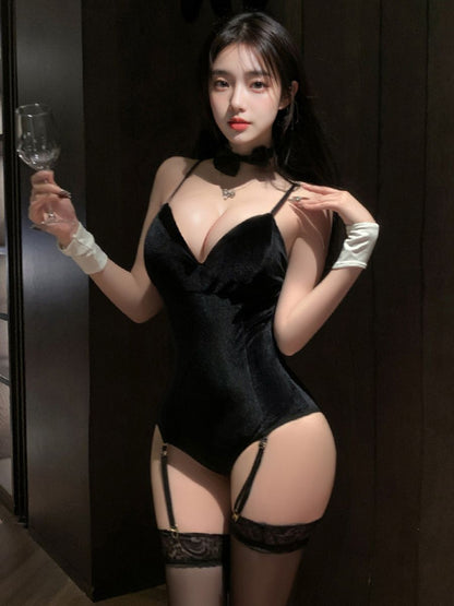 Elegant Bunny Girl Cosplay Set