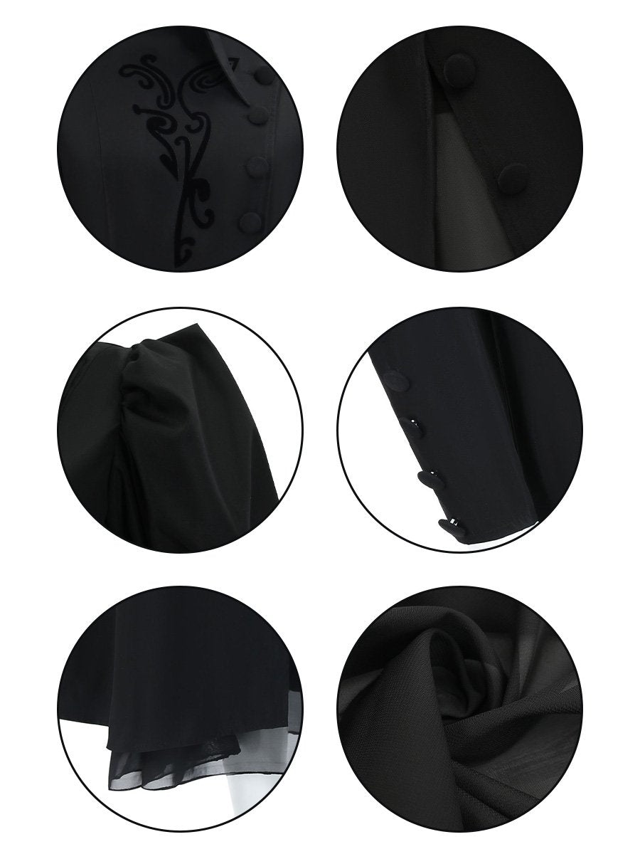 Young Witch Black Dress