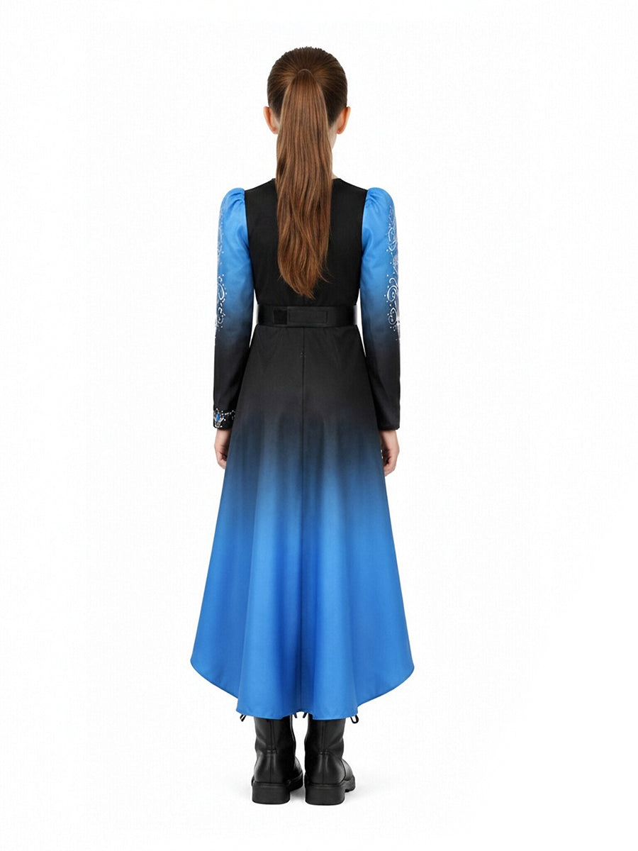Evil Blue Princess Cosplay Outfit