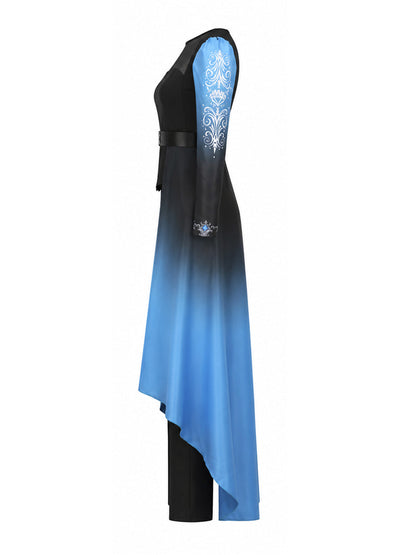 Evil Blue Princess Cosplay Outfit