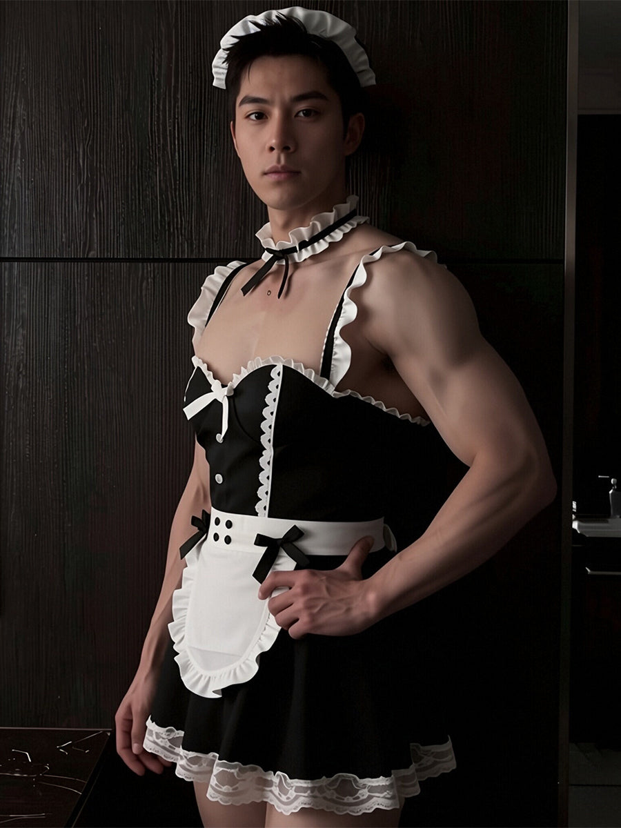 Femboy French Maid Costume