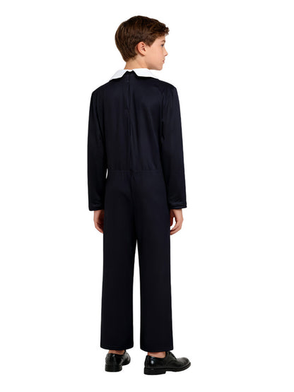 Formal Tuxedo Style Jumpsuit with Bow Tie